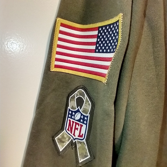 Nike Carolina Panthers NFL Salute To Service Hoodie Men's sz XXL. - Picture 11 of 11